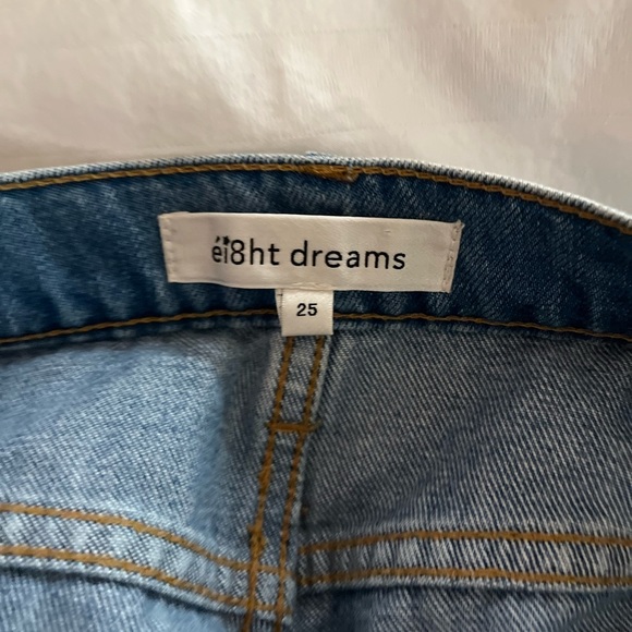 Ei8ht Dreams Size 25 Embroidered Distressed
Denim. - Picture 2 of 10